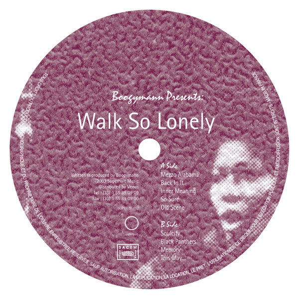 Boogymann : Walk So Lonely (LP, Album)
