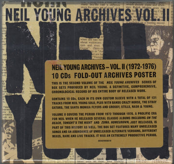 Neil Young : Neil Young Archives Vol. II (1972-1976) (HDCD, Album + HDCD, Album, RE + HDCD, Album + HDCD)