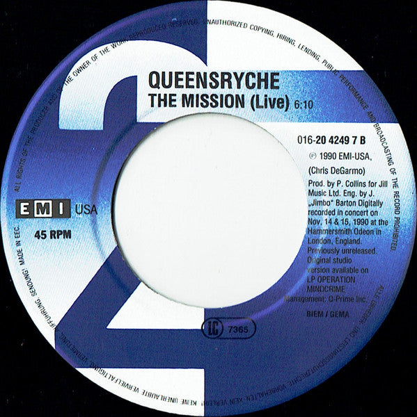 Queensrÿche : Silent Lucidity (7", Single)