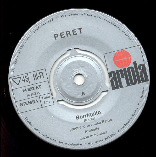 Peret : Borriquito (7", Single, Whi)