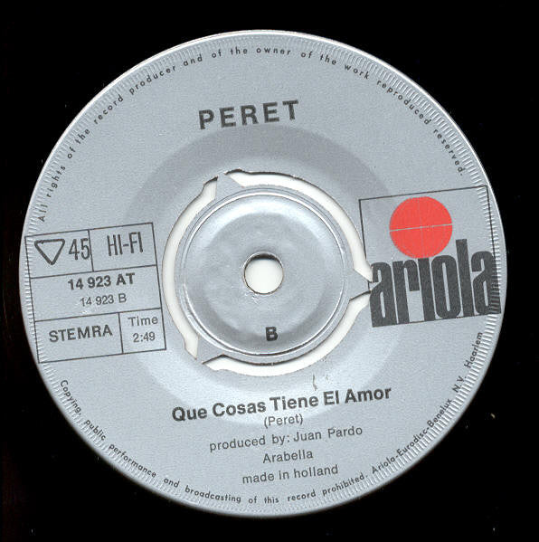 Peret : Borriquito (7", Single, Whi)
