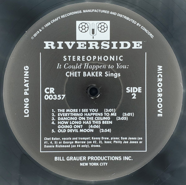 Chet Baker : It Could Happen to You (LP, Album, RE)