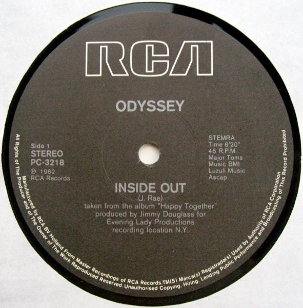 Odyssey (2) : Inside Out (12", Single)