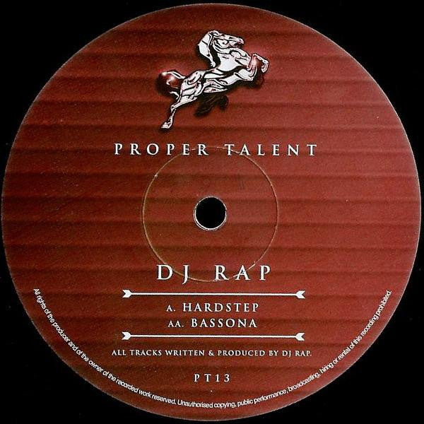 DJ Rap : Hardstep / Bassona (12")