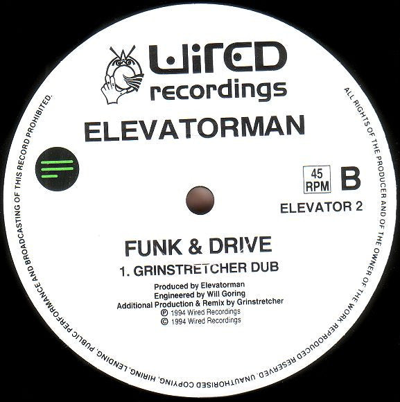 Elevatorman : Funk & Drive (The Mixes) (2x12")