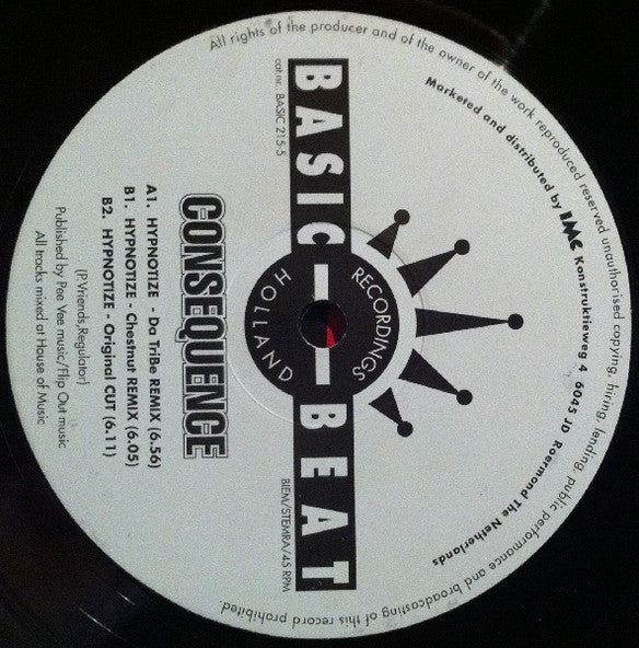 Consequence (4) : Hypnotize (12")