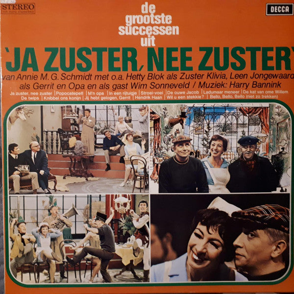 Cast of "Ja Zuster, Nee Zuster" : De Grootste Successen Uit 'Ja Zuster, Nee Zuster' (LP, Comp)