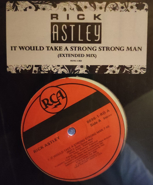 Rick Astley : It Would Take A Strong Strong Man (12", RP)