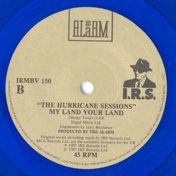 The Alarm : Rescue Me (7", Single, Ltd, Blu)