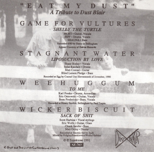 Various : Eat My Dust (A Tribute To Dust Blair) (7", Red)