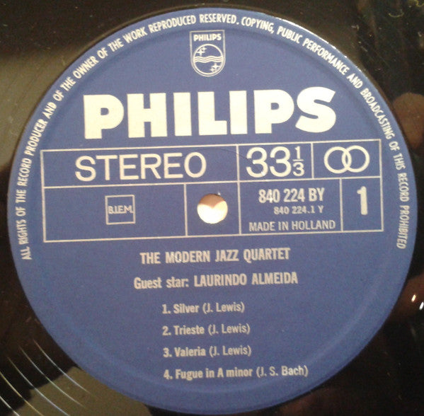 The Modern Jazz Quartet Guest Star Laurindo Almeida : The Modern Jazz Quartet Guest Star Laurindo Almeida (LP, Album)