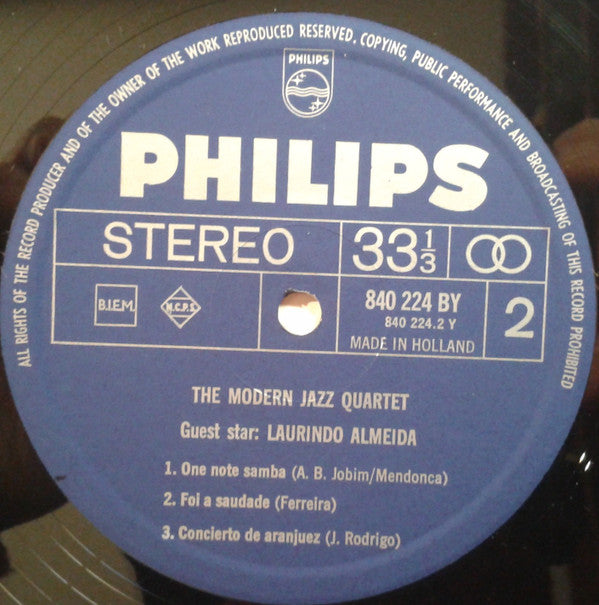 The Modern Jazz Quartet Guest Star Laurindo Almeida : The Modern Jazz Quartet Guest Star Laurindo Almeida (LP, Album)