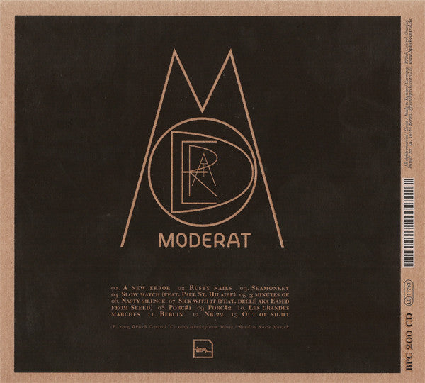 Moderat : Moderat (CD, Album)