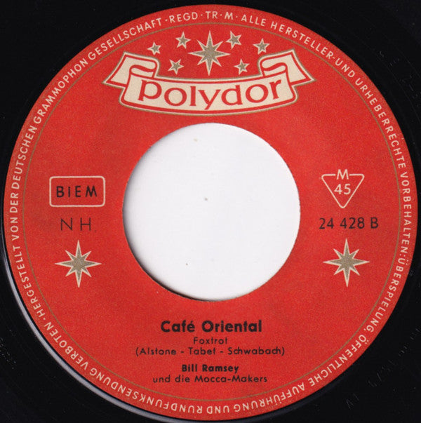 Bill Ramsey : Pigalle / Café Oriental (7", Single, Mono)