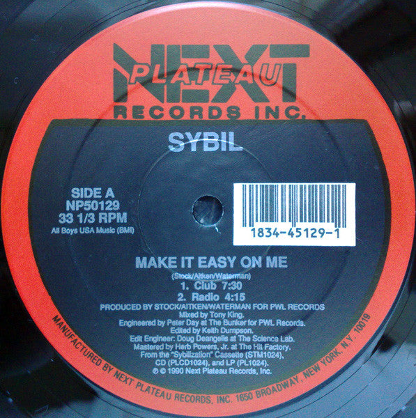 Sybil : Make It Easy On Me (12")