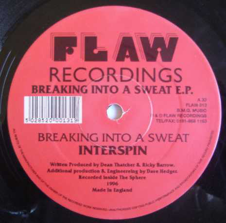 Interspin : Breaking Into A Sweat E.P. (12", EP)