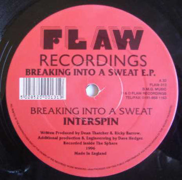 Interspin : Breaking Into A Sweat E.P. (12", EP)