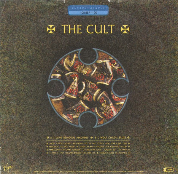 The Cult : Love Removal Machine (7", Single)