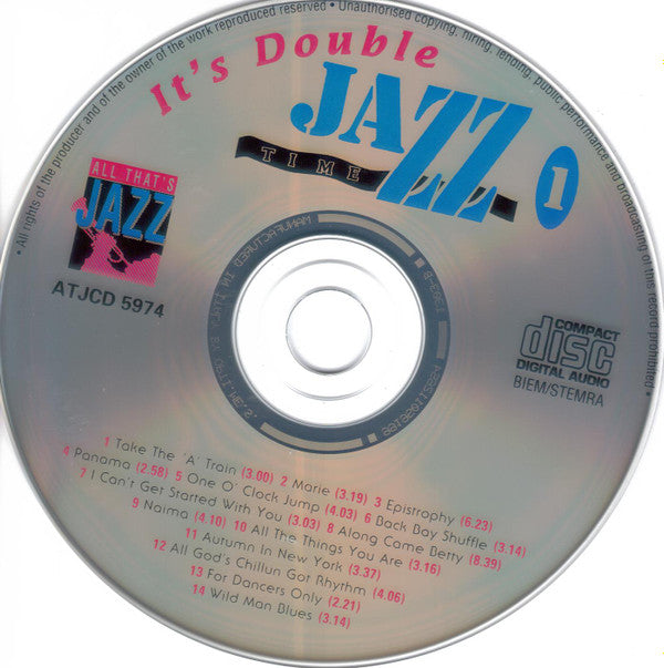 Various : It's Double Jazz Time (2xCD, Comp, Mono)