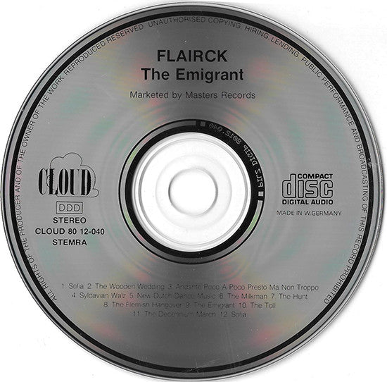 Flairck : The Emigrant (CD, Album)