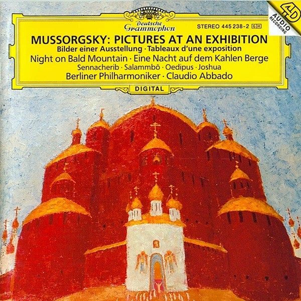 Modest Mussorgsky, Berliner Philharmoniker, Claudio Abbado : Pictures At An Exhibition ∙ A Night On The Bald Mountain (CD, Album, RE, Uni)