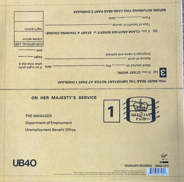 UB40 : Signing Off (LP + 12" + Album, Ltd, RE, RM, Red)
