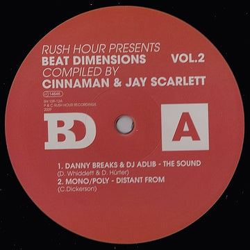 Various : Beat Dimensions Vol.2 EP1 (12", EP)