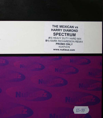 The Mexican Vs. Harry Diamond : Spectrum (12", Promo)