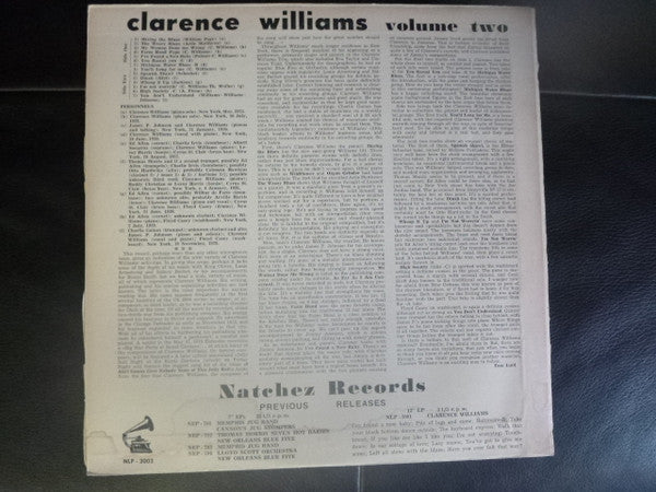 Clarence Williams : Clarence Williams Volume Two (LP, Comp)