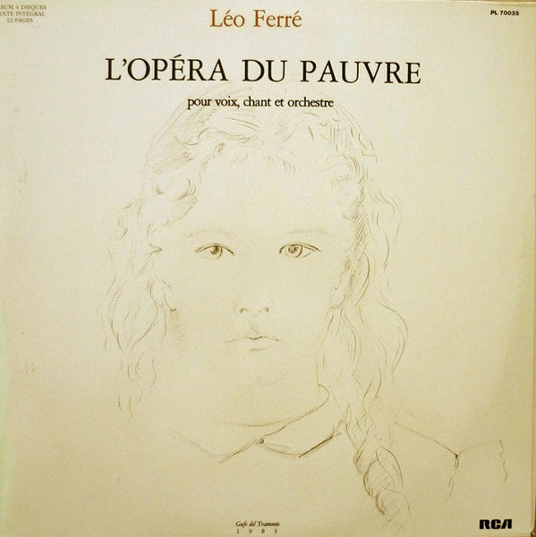 Léo Ferré : L'Opéra Du Pauvre Pour Voix, Chant Et Orchestre (4xLP, Album)