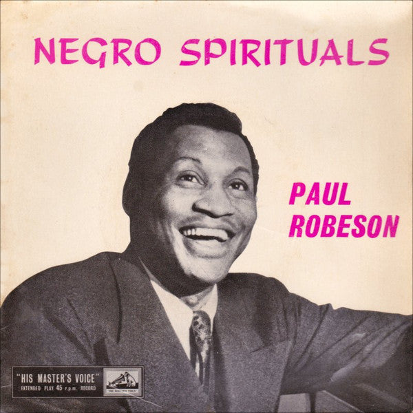 Paul Robeson : Negro Spirituals (7", EP, RP)