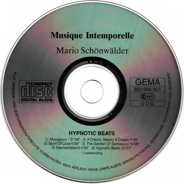 Mario Schönwälder : Hypnotic Beats (CD, Album)