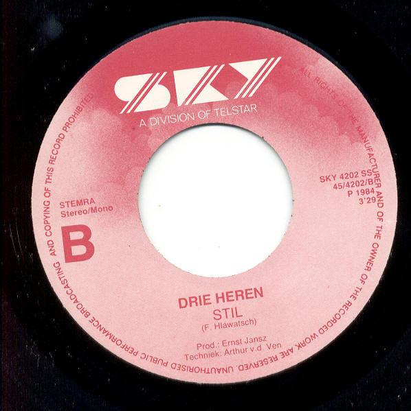 3 Heren : Afwas (7", Single)
