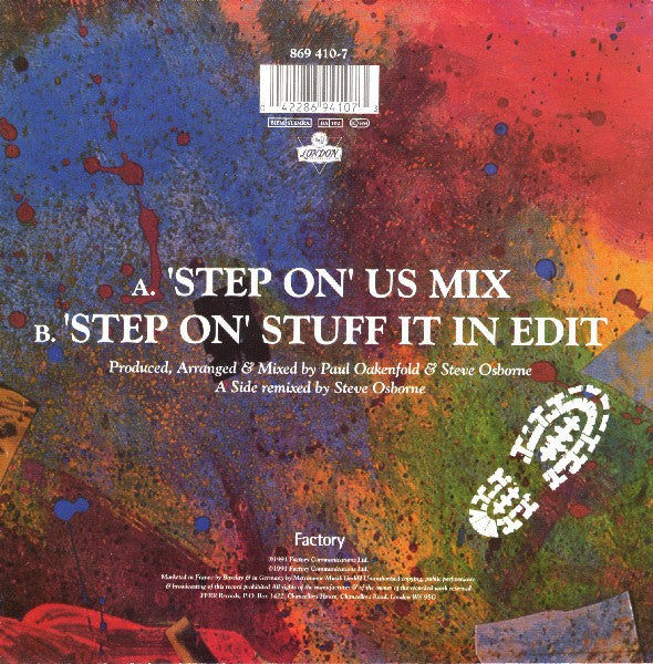 Happy Mondays : Step On US Mix (7", Single)