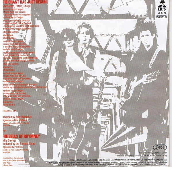 The Alarm : The Chant Has Just Begun (7", Single)