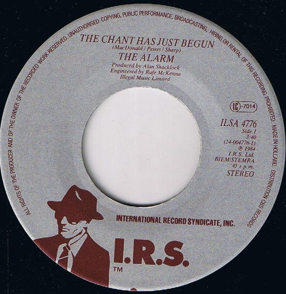 The Alarm : The Chant Has Just Begun (7", Single)
