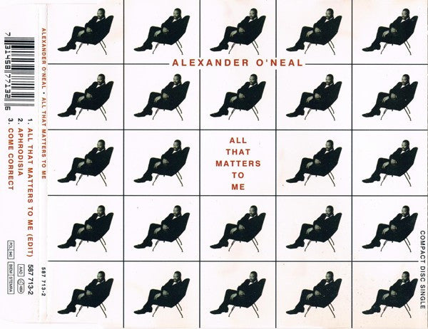 Alexander O'Neal : All That Matters To Me (CD, Single)