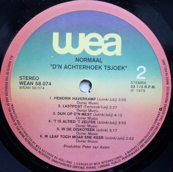 Normaal : D'n Achterhoek Tsjoek (LP, Album)