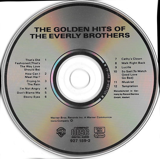 Everly Brothers : The Golden Hits Of The Everly Brothers (CD, Comp, RE)