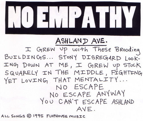 No Empathy : Ashland Ave. / Pablo Escobar (7", Single)