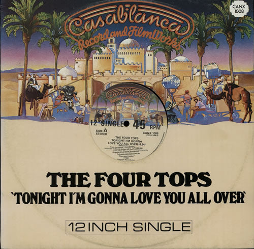 Four Tops : Tonight I'm Gonna Love You All Over (12")