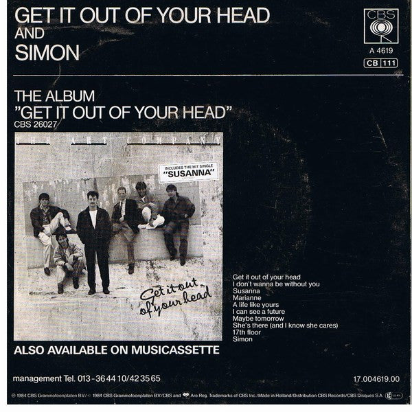The Art Company : Get It Out Of Your Head (7", Single)