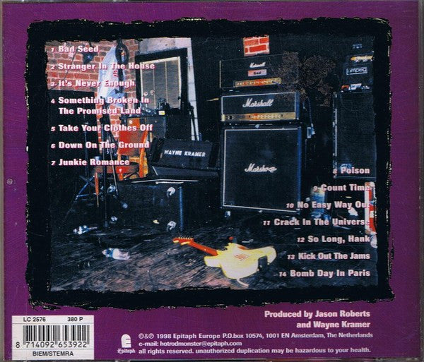 Wayne Kramer : LLMF (CD, Album)