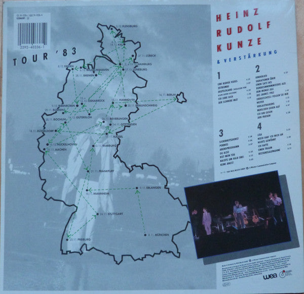 Heinz Rudolf Kunze : Die Städte Sehen Aus Wie Schlafende Hunde (2xLP, Album)