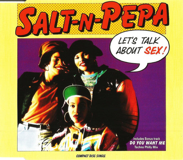 Salt 'N' Pepa : Let's Talk About Sex! (CD, Single)