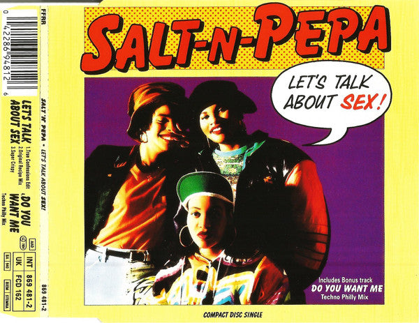 Salt 'N' Pepa : Let's Talk About Sex! (CD, Single)