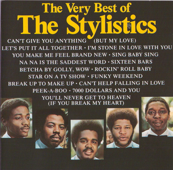 The Stylistics : The Very Best Of The Stylistics (CD, Comp)