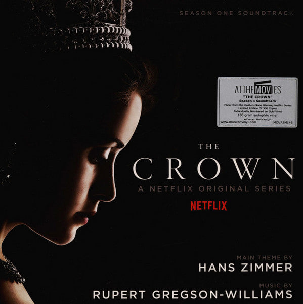 Hans Zimmer, Rupert Gregson-Williams : The Crown (Season One Soundtrack) (2xLP, Album, Ltd, Num, RP, Gol)