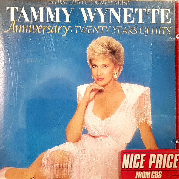 Tammy Wynette : Anniversary: Twenty Years Of Hits (CD, Comp, RP)