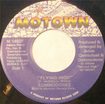 Commodores : Flying High (7")